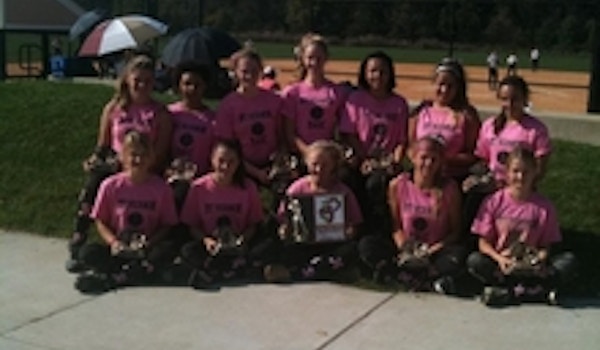 Mt Vernon Magic Champs In Breast Cancer Tournament T-Shirt Photo